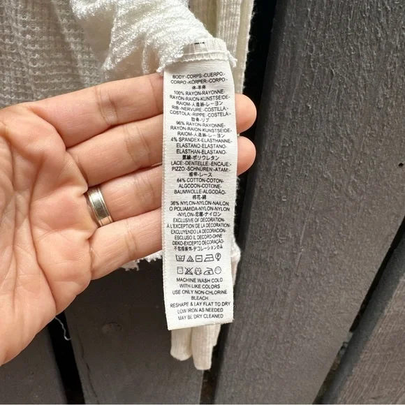 Free people knit boho sweater top - Picture 3 of 6